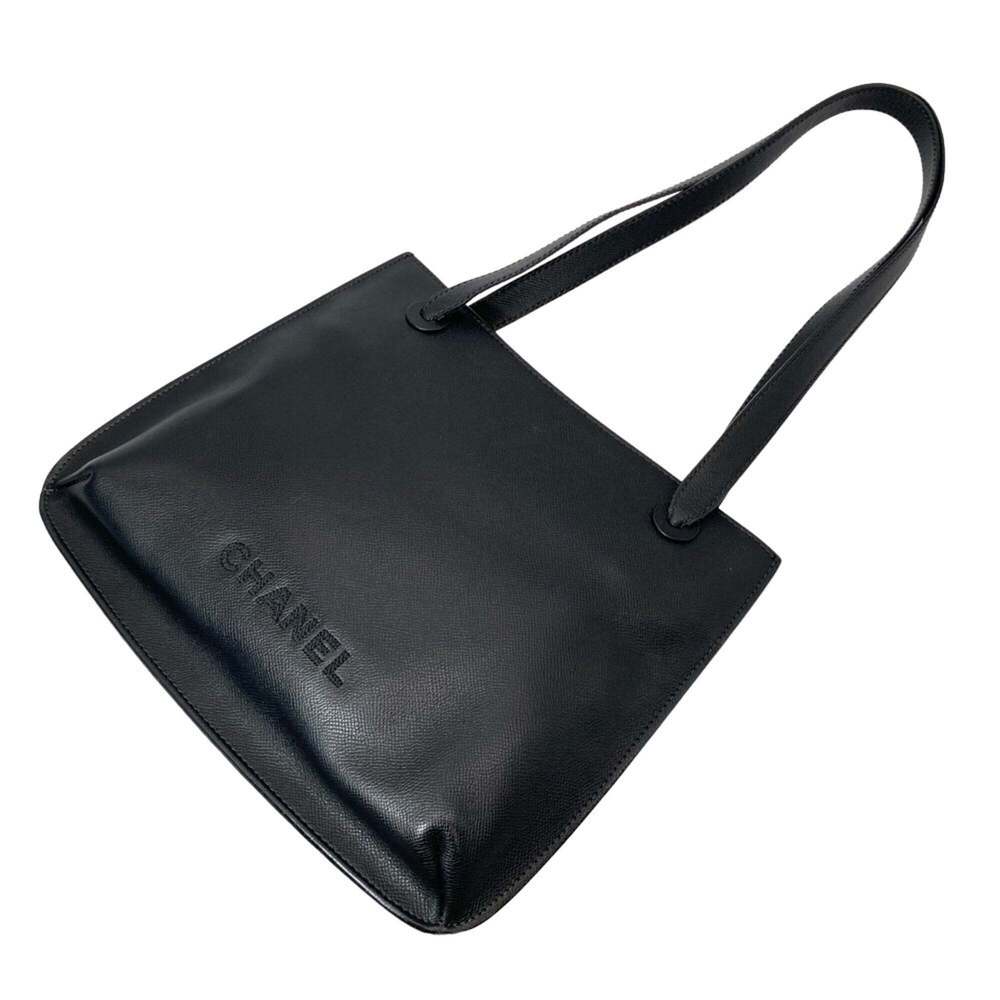 CHANEL Black Caviar Leather Shoulder Bag - Picture 3 of 14